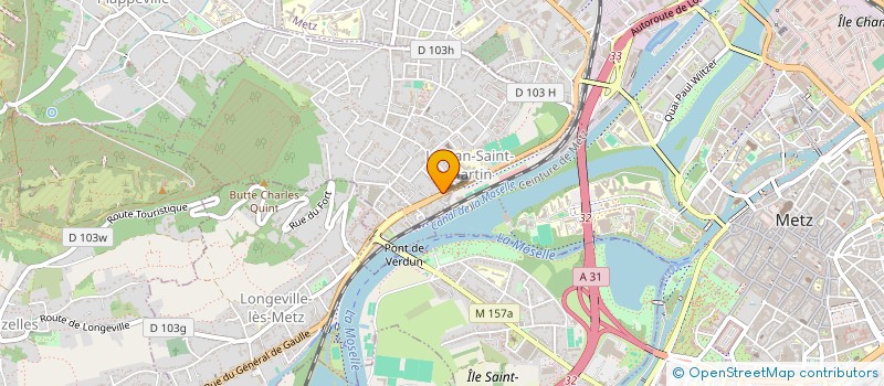 localisation de l'entreprise MADAME LESLIE BARTOLUCCI  LE BAN-SAINT-MARTIN