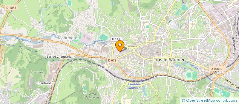 localisation de l'entreprise MADAME LESLIE BEQUERIE  LONS-LE-SAUNIER