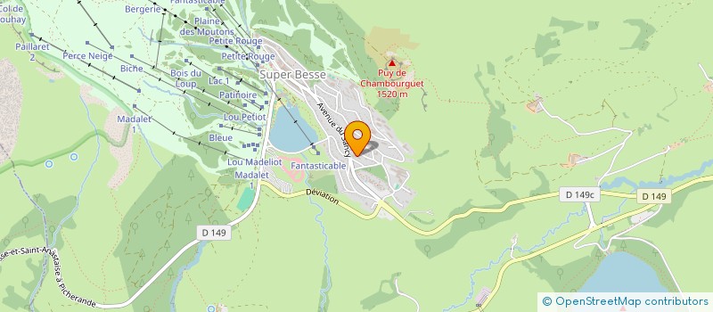 localisation de l'entreprise MADAME LESLIE BERTIN  BESSE-ET-SAINT-ANASTAISE