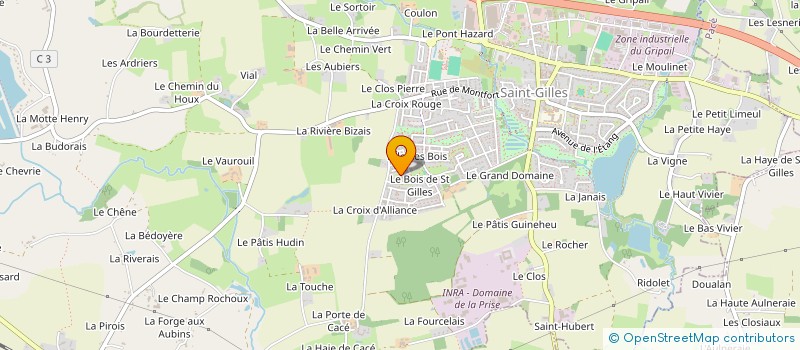 localisation de l'entreprise MADAME LESLIE BONNALD  SAINT-GILLES