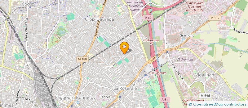 localisation de l'entreprise MADAME LESLIE BONNET  TOULOUSE