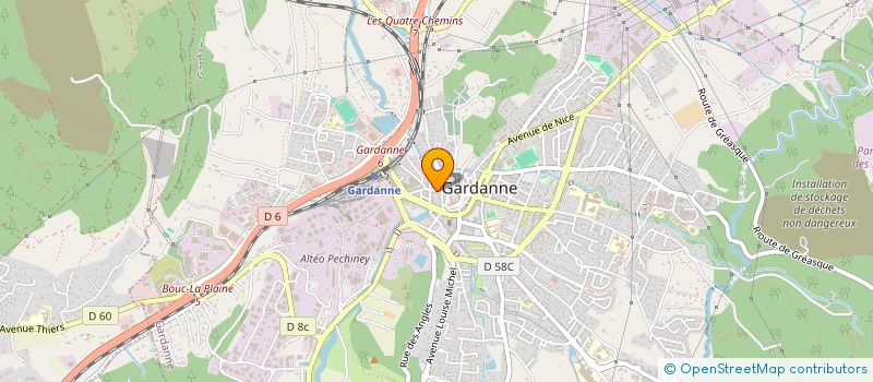 localisation de l'entreprise MADAME LESLIE BOST à GARDANNE