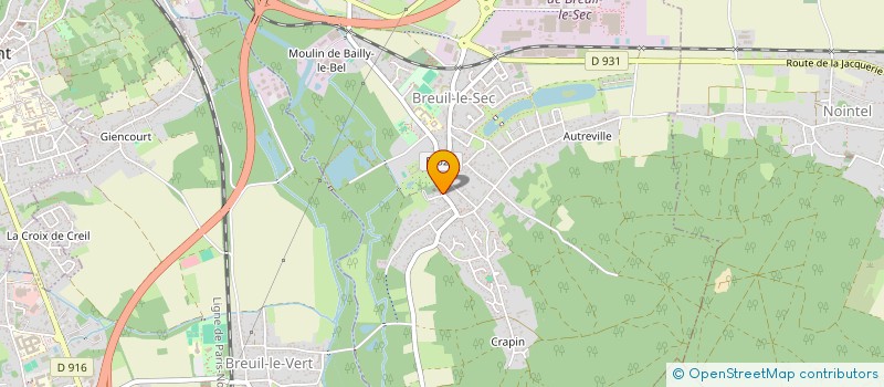 localisation de l'entreprise MADAME LESLIE BOUCRY  BREUIL-LE-SEC