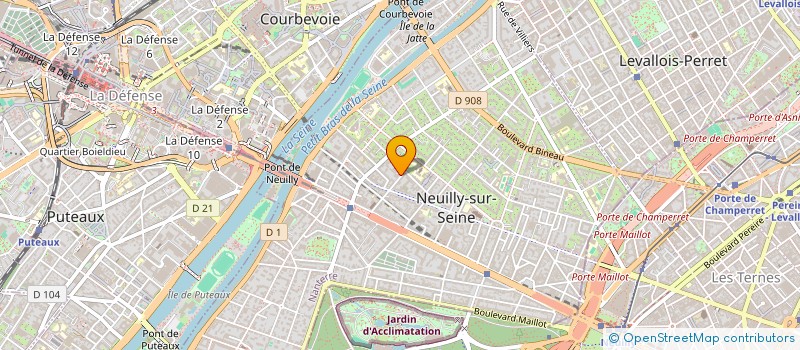 localisation de l'entreprise MADAME LESLIE BOUDANA à NEUILLY-SUR-SEINE