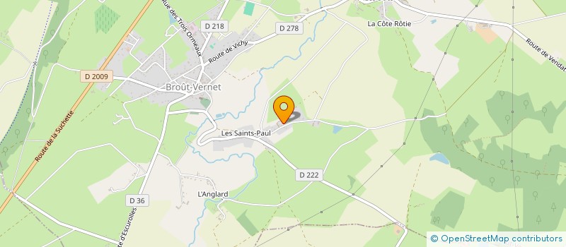 localisation de l'entreprise MADAME LESLIE BOUILLON  BROUT-VERNET