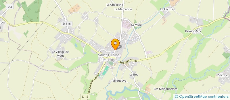 localisation de l'entreprise MADAME LESLIE BOUSSARD à SAINT-HILAIRE-DES-LOGES