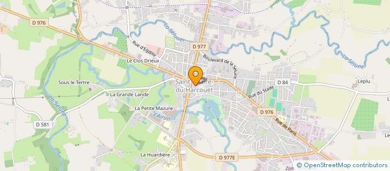 localisation de l'entreprise MADAME LESLIE BOUVIER  SAINT-HILAIRE-DU-HARCOUET