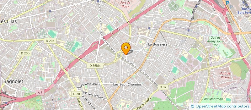 localisation de l'entreprise MADAME LESLIE BRUGGER à MONTREUIL