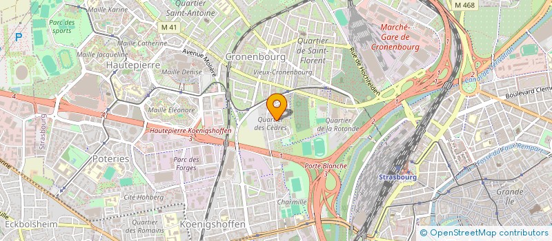 localisation de l'entreprise MADAME LESLIE BUISSON à STRASBOURG