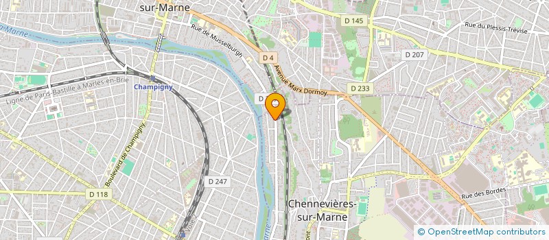 localisation de l'entreprise MADAME LESLIE CECHMAN à CHENNEVIERES-SUR-MARNE