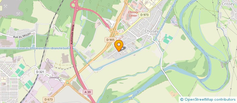 localisation de l'entreprise MADAME LESLIE CHABRIER  SAINT-AUBIN