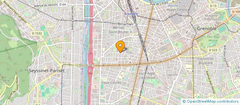 localisation de l'entreprise MADAME LESLIE CHIEGANG à GRENOBLE