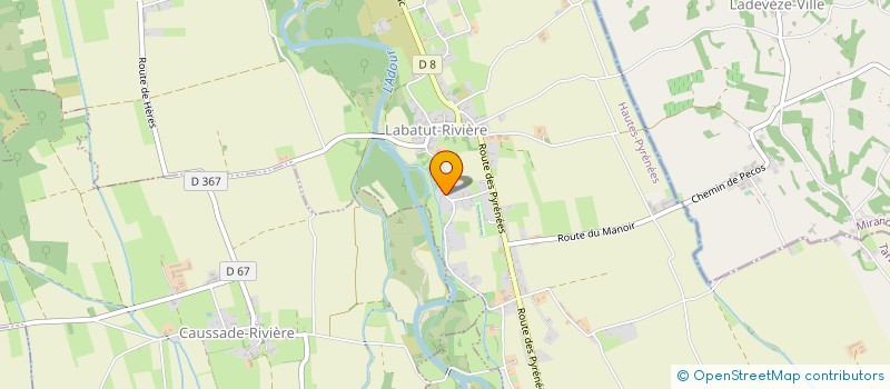 localisation de l'entreprise MADAME LESLIE COLLISHAW  LABATUT-RIVIERE