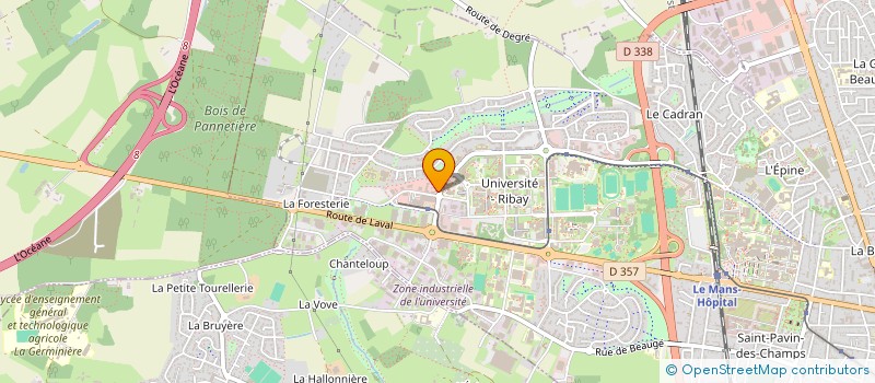 localisation de l'entreprise MADAME LESLIE CORBIN  LE MANS