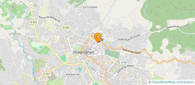 localisation de l'entreprise MADAME LESLIE CORDOVA MENDEZ  DRAGUIGNAN