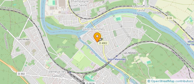 localisation de l'entreprise MADAME LESLIE COUPEAU  SAINT-FARGEAU-PONTHIERRY