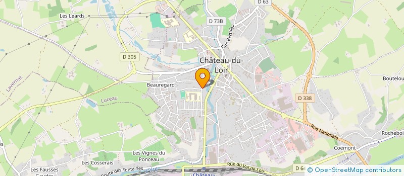 localisation de l'entreprise MADAME LESLIE COURTOIS  MONTVAL-SUR-LOIR