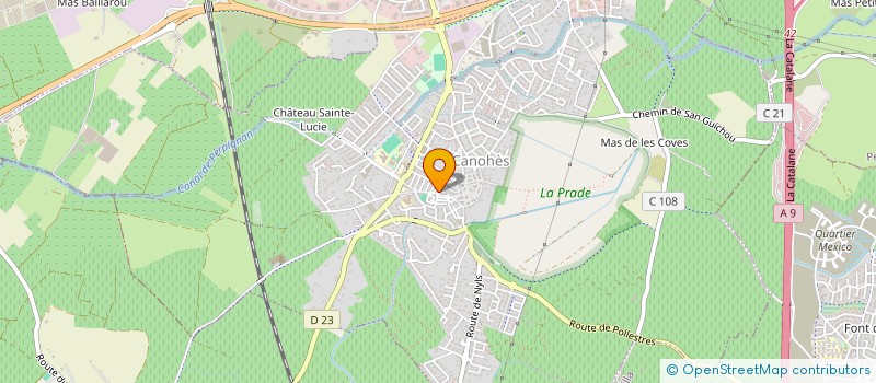 localisation de l'entreprise MADAME LESLIE DAURIAT  CANOHES