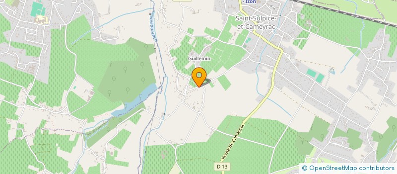 localisation de l'entreprise MADAME LESLIE DEBENEST  SAINT-SULPICE-ET-CAMEYRAC