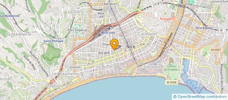 localisation de l'entreprise MADAME LESLIE DEBRAY-PIANA  NICE