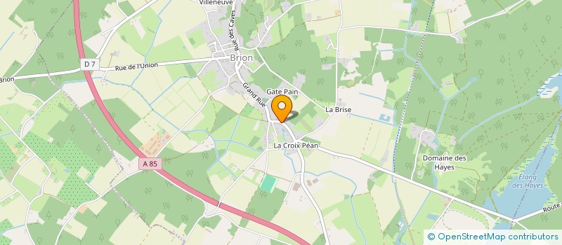 localisation de l'entreprise MADAME LESLIE DELORME à LOIRE-AUTHION