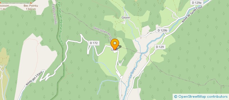 localisation de l'entreprise MADAME LESLIE DEMURGER  SAINT-ANDEOL