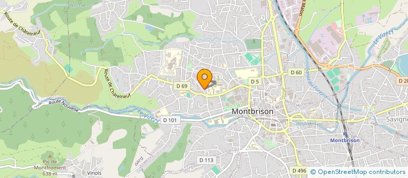 localisation de l'entreprise MADAME LESLIE DOGAN  MONTBRISON