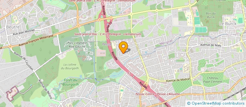 localisation de l'entreprise MADAME LESLIE DURAND  PESSAC