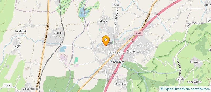 localisation de l'entreprise MADAME LESLIE FAC  SAINT-FELIX