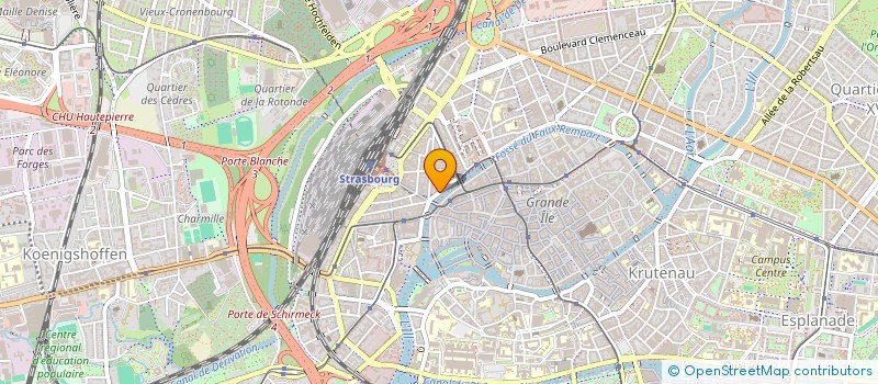 localisation de l'entreprise MADAME LESLIE FAUCHEUX à STRASBOURG