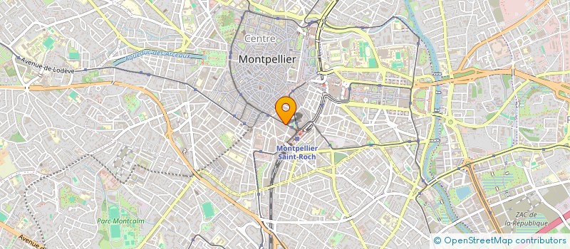 localisation de l'entreprise MADAME LESLIE FEBRISSY à MONTPELLIER