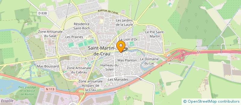 localisation de l'entreprise MADAME LESLIE FETISSON à SAINT-MARTIN-DE-CRAU
