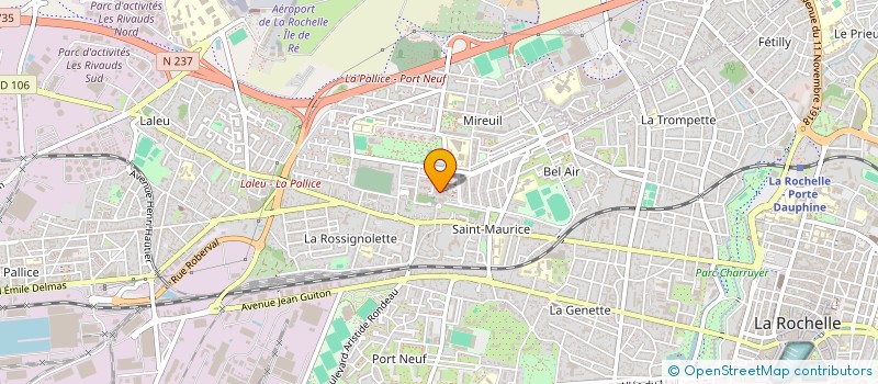 localisation de l'entreprise MADAME LESLIE-FLEUR PICARDAT  LA ROCHELLE