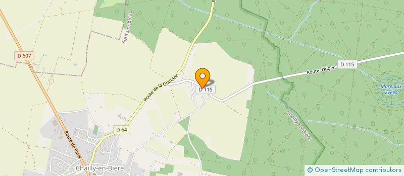 localisation de l'entreprise MADAME LESLIE FOUSSADIER  CHAILLY-EN-BIERE