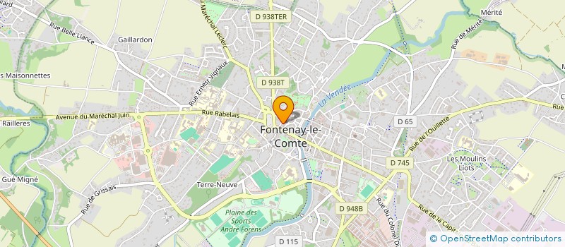 localisation de l'entreprise MADAME LESLIE GAILLARD à FONTENAY-LE-COMTE