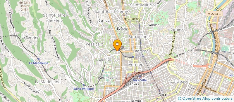 localisation de l'entreprise MADAME LESLIE GAINON à NICE