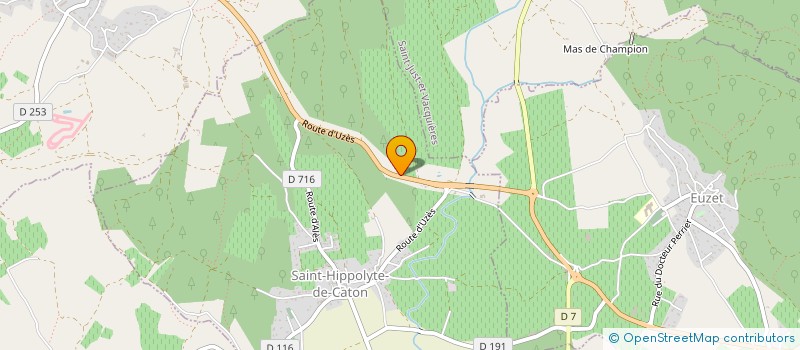 localisation de l'entreprise MADAME LESLIE GALLET  SAINT-HIPPOLYTE-DE-CATON