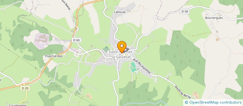 localisation de l'entreprise MADAME LESLIE GANDILHON à SAINT-MAMET-LA-SALVETAT