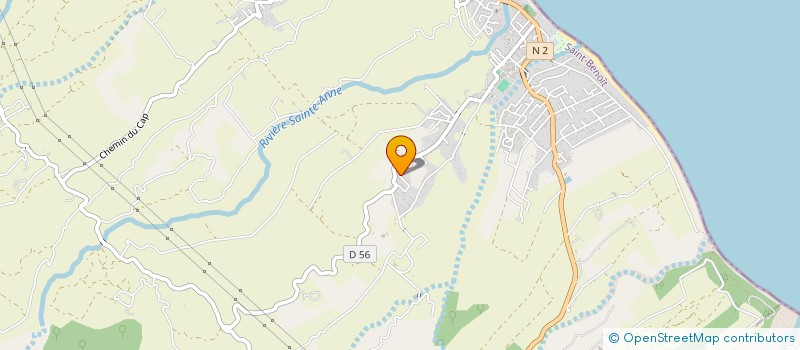 localisation de l'entreprise MADAME LESLIE GASPAL  SAINT-BENOIT