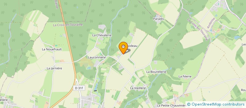 localisation de l'entreprise MADAME LESLIE GAUTHIER à LA CROIX-EN-TOURAINE