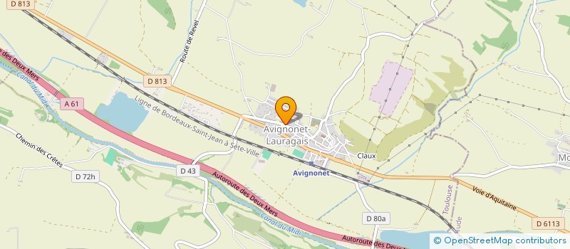 localisation de l'entreprise MADAME LESLIE GRACIA  AVIGNONET-LAURAGAIS