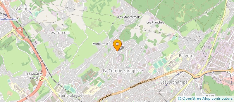 localisation de l'entreprise MADAME LESLIE GRAND à BESANCON
