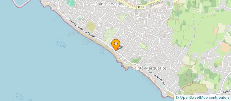 localisation de l'entreprise MADAME LESLIE GUERIN  SAINT-NAZAIRE