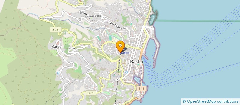 localisation de l'entreprise MADAME LESLIE GUZENE à BASTIA