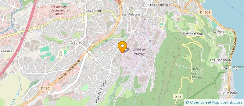 localisation de l'entreprise MADAME LESLIE HAGER à ANNECY