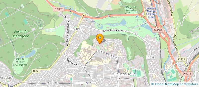 localisation de l'entreprise MADAME LESLIE HAMBEN  LE HAVRE