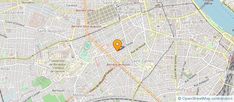 localisation de l'entreprise MADAME LESLIE HAMELET à BORDEAUX