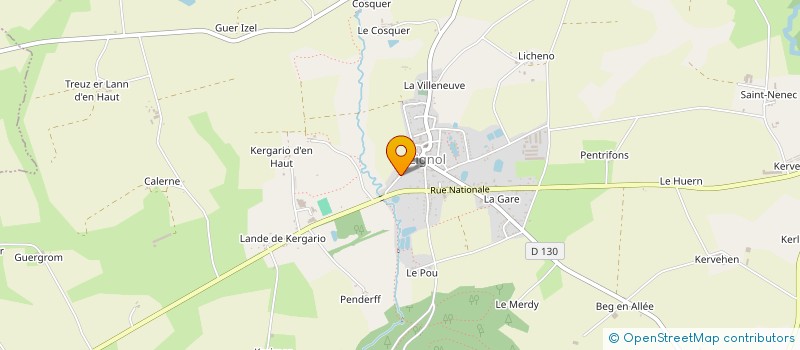 localisation de l'entreprise MADAME LESLIE HERVE  SEGLIEN