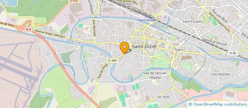 localisation de l'entreprise MADAME LESLIE JOBARD à SAINT-DIZIER
