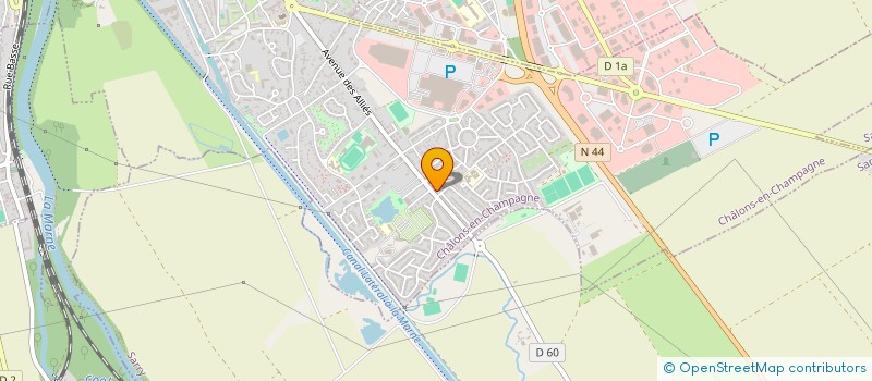 localisation de l'entreprise MADAME LESLIE KERTZINGER à CHALONS-EN-CHAMPAGNE